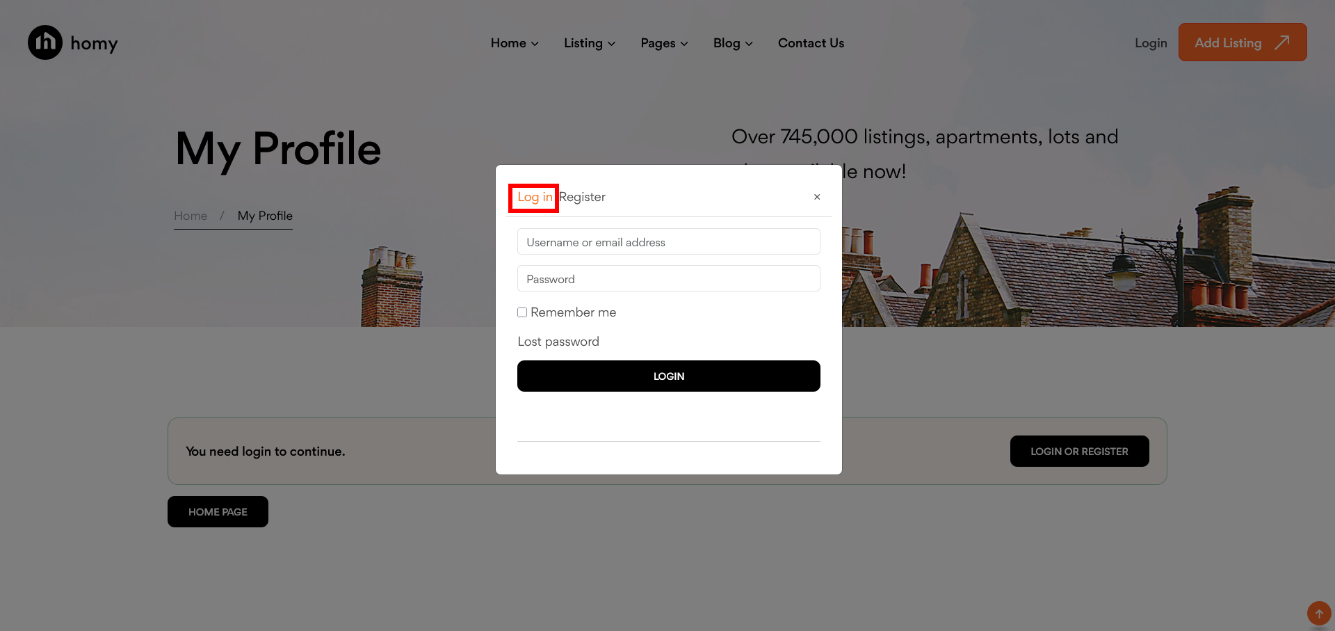 Login